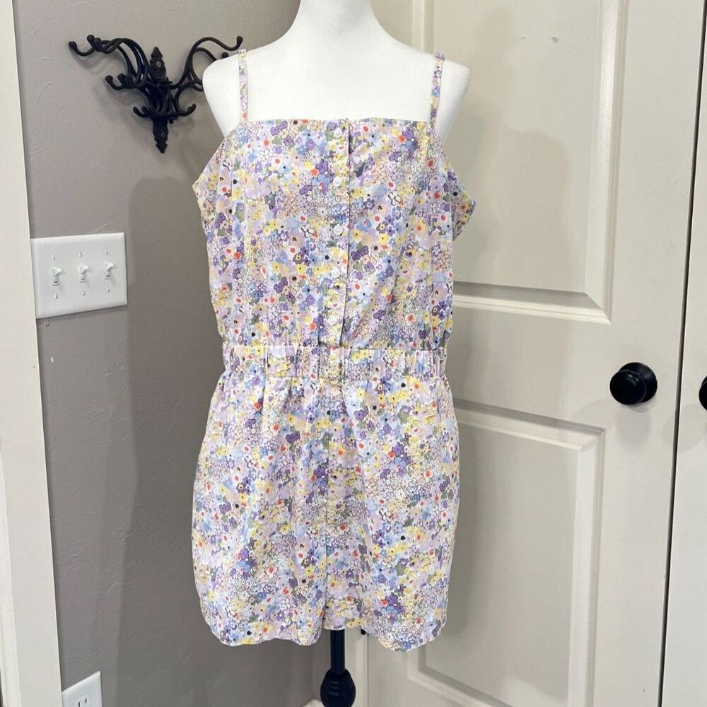 Levi’s Cotton Floral Print Romper size XL